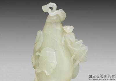 图片[2]-Jade snuff bottle in the shape of an aubergine, Qing dynasty, 18th century-China Archive